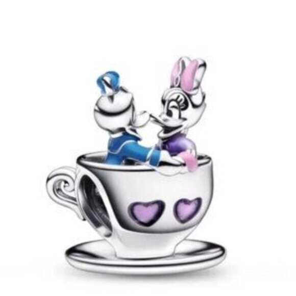 Disney Daisy and Donald Cup Pandora Charm - Picture 1 of 4